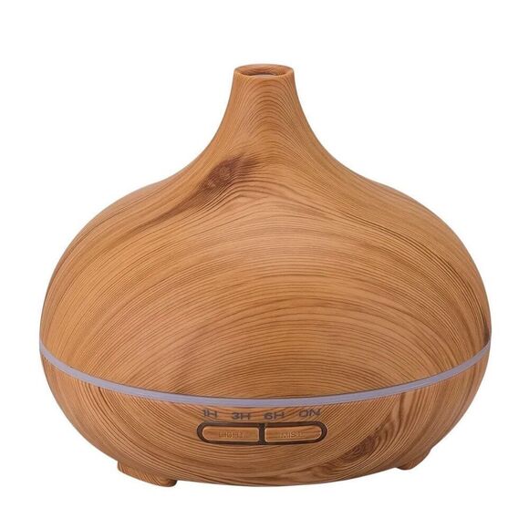 HOTU‎ 18.6oz Sonic AromaRelax Diffuser Realistic Woodgrain Design USB Powered - Picture 1 of 5